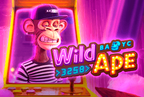 A wild and dynamic image of the game 'Wild Ape', showcasing the power and freedom of primates in their natural habitat.