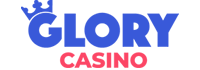 The distinctive and well-designed logo of the Glory Casino brand, prominently featuring the company name and visual identity.