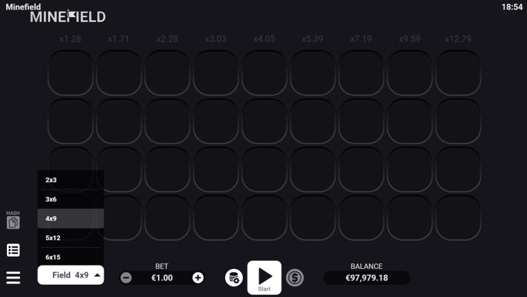 Mine Field Game Interface